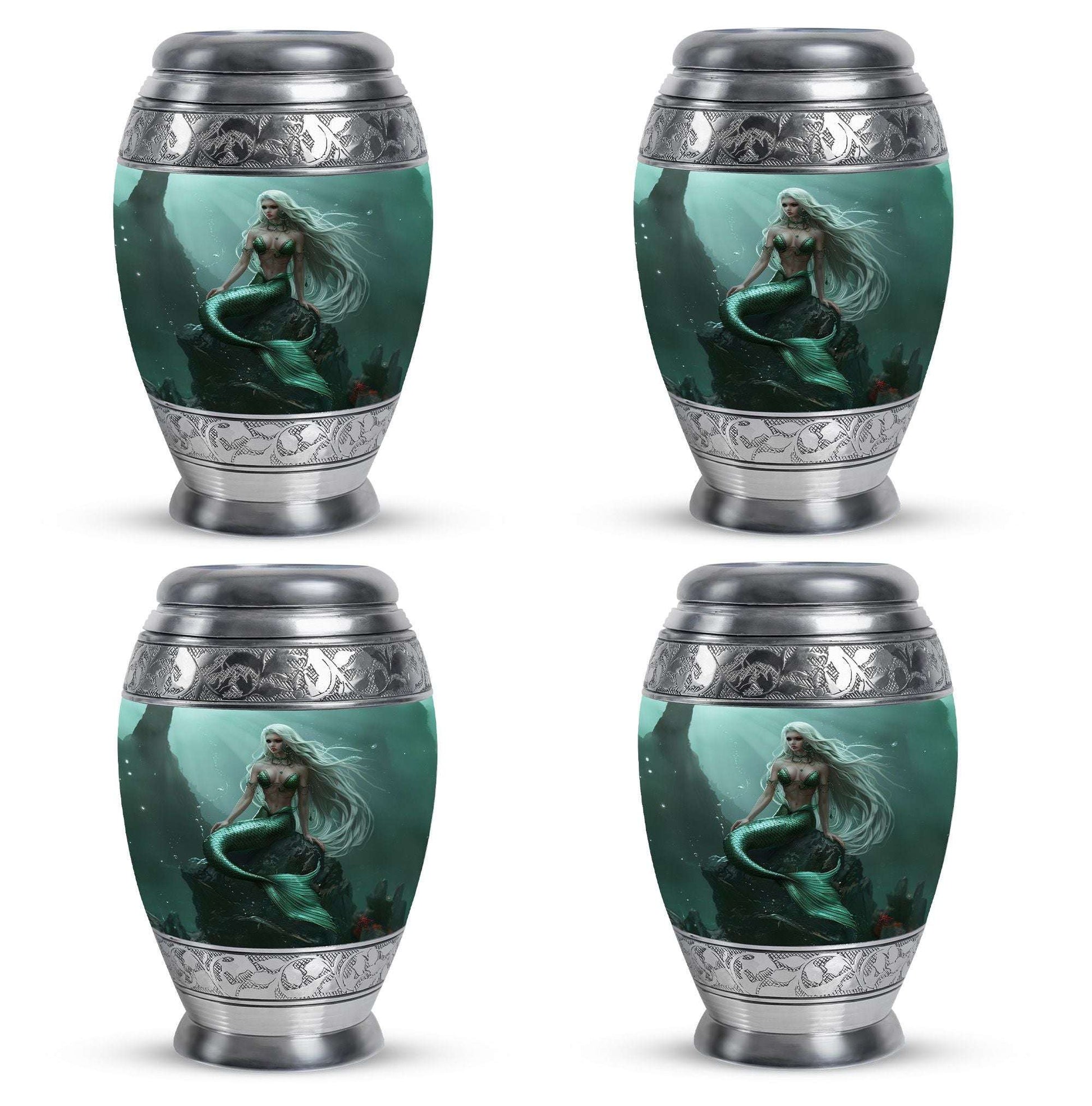 Mermaid Theme 3 Inch Keepsake Pack of 4