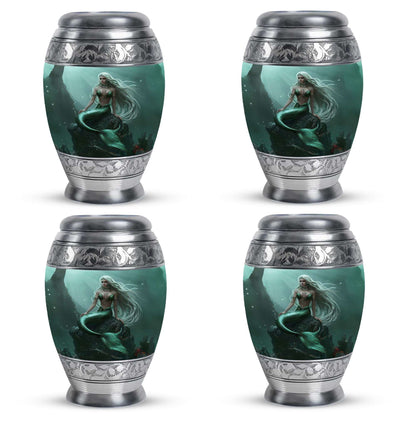 Mermaid Theme 3 Inch Keepsake Pack of 4