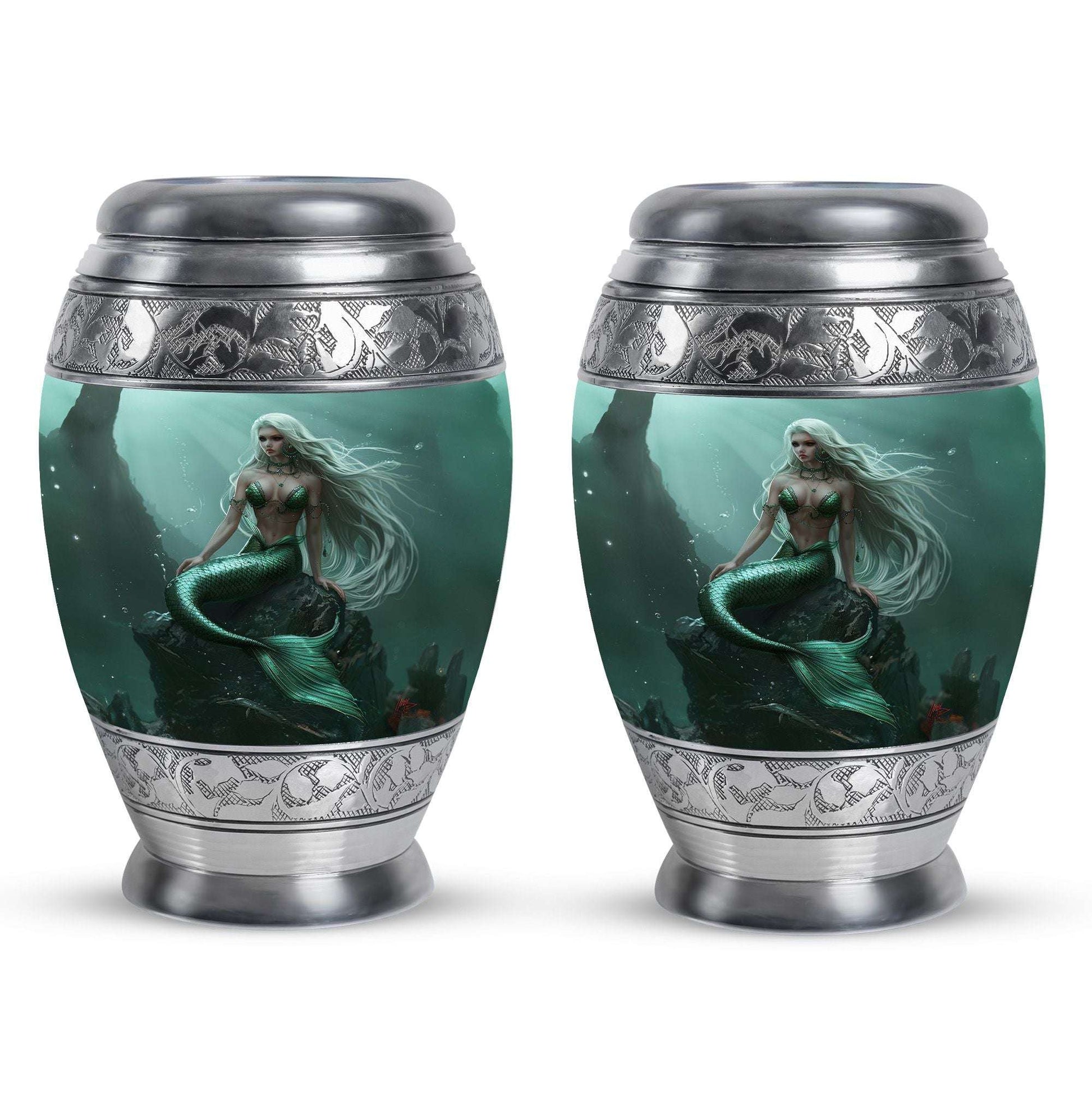 Mermaid Theme 3 Inch Keepsake Pack of 2