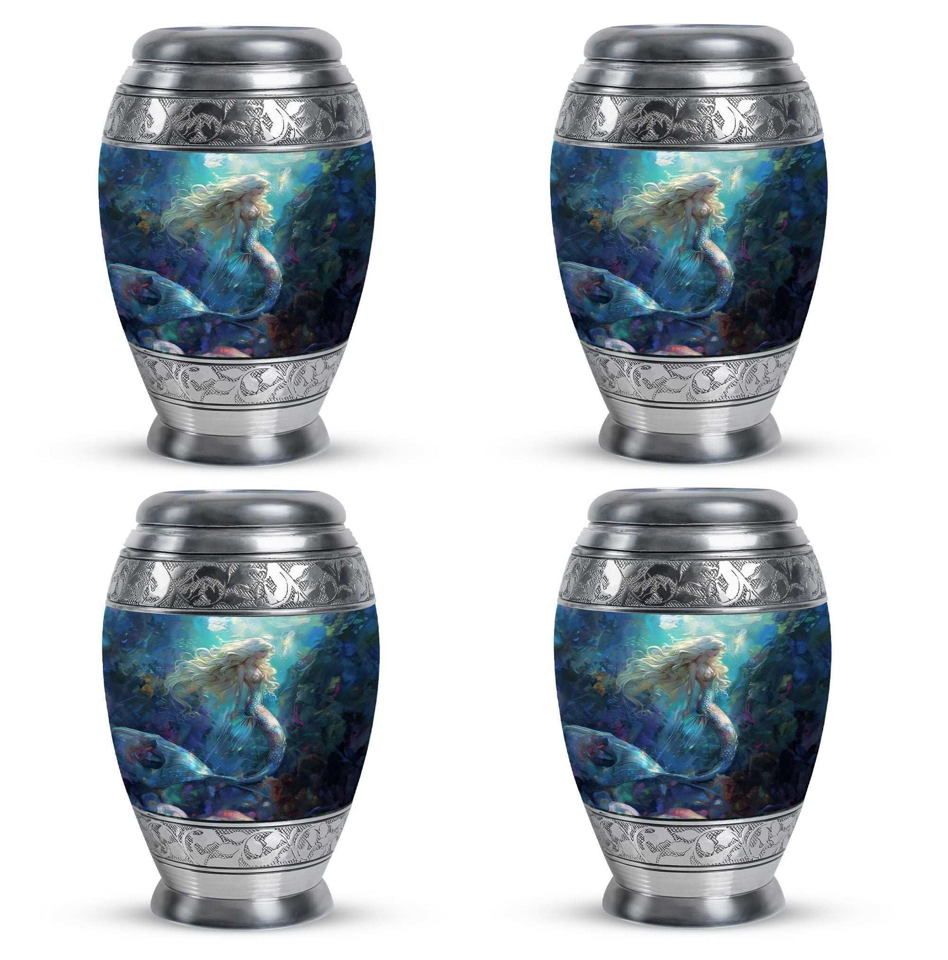 Mermaid Theme 3 Inch Keepsake Pack of 4