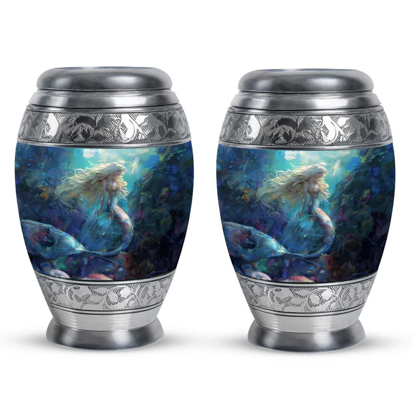 Mermaid Theme 3 Inch Keepsake Pack of 2