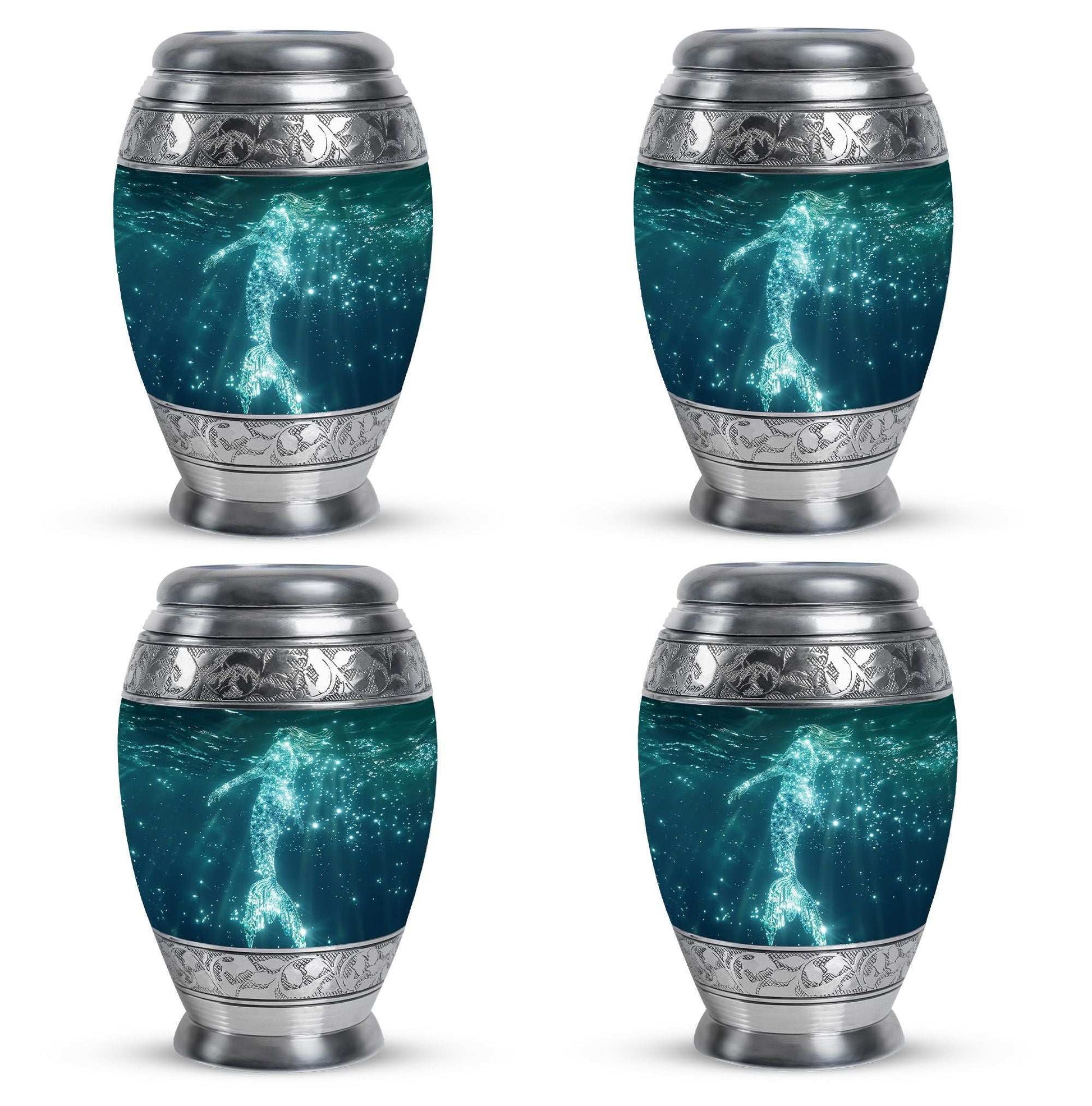 Mermaid Theme 3 Inch Keepsake Pack of 4