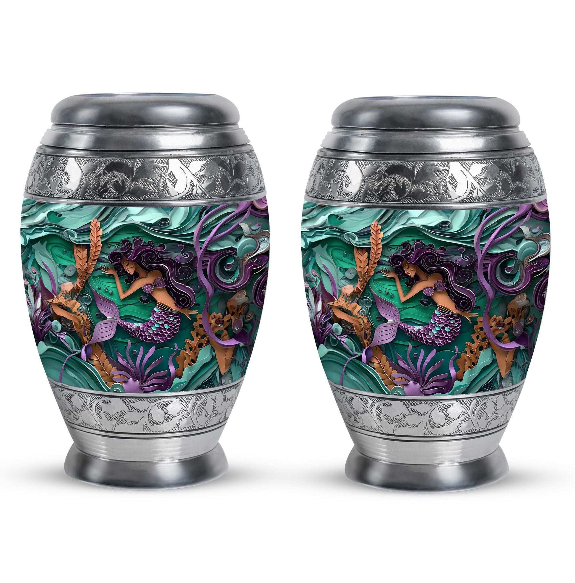 Mermaid Theme 3 Inch Keepsake Pack of 2