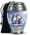 Penguin Theme Large Urn 10 Inch