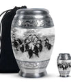 Penguin Theme Large Urn With 1 Keepsake Urn