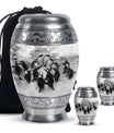 Penguin Theme Large Urn With 2 Keepsake Urn