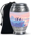 Penguin Theme Large Urn 10 Inch