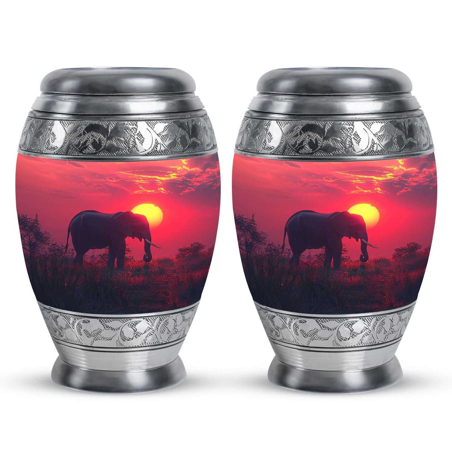 Elephant Theme 3 Inch Keepsake Pack of 2
