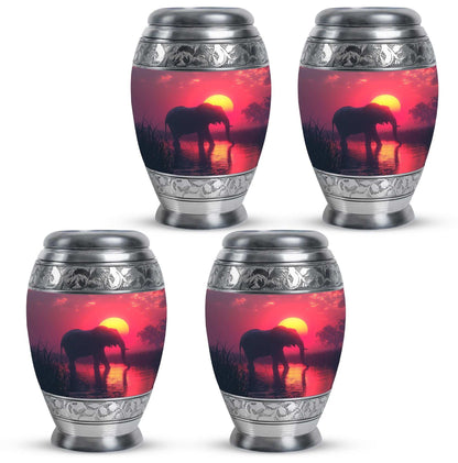 Elephant Theme 3 Inch Keepsake Pack of 4