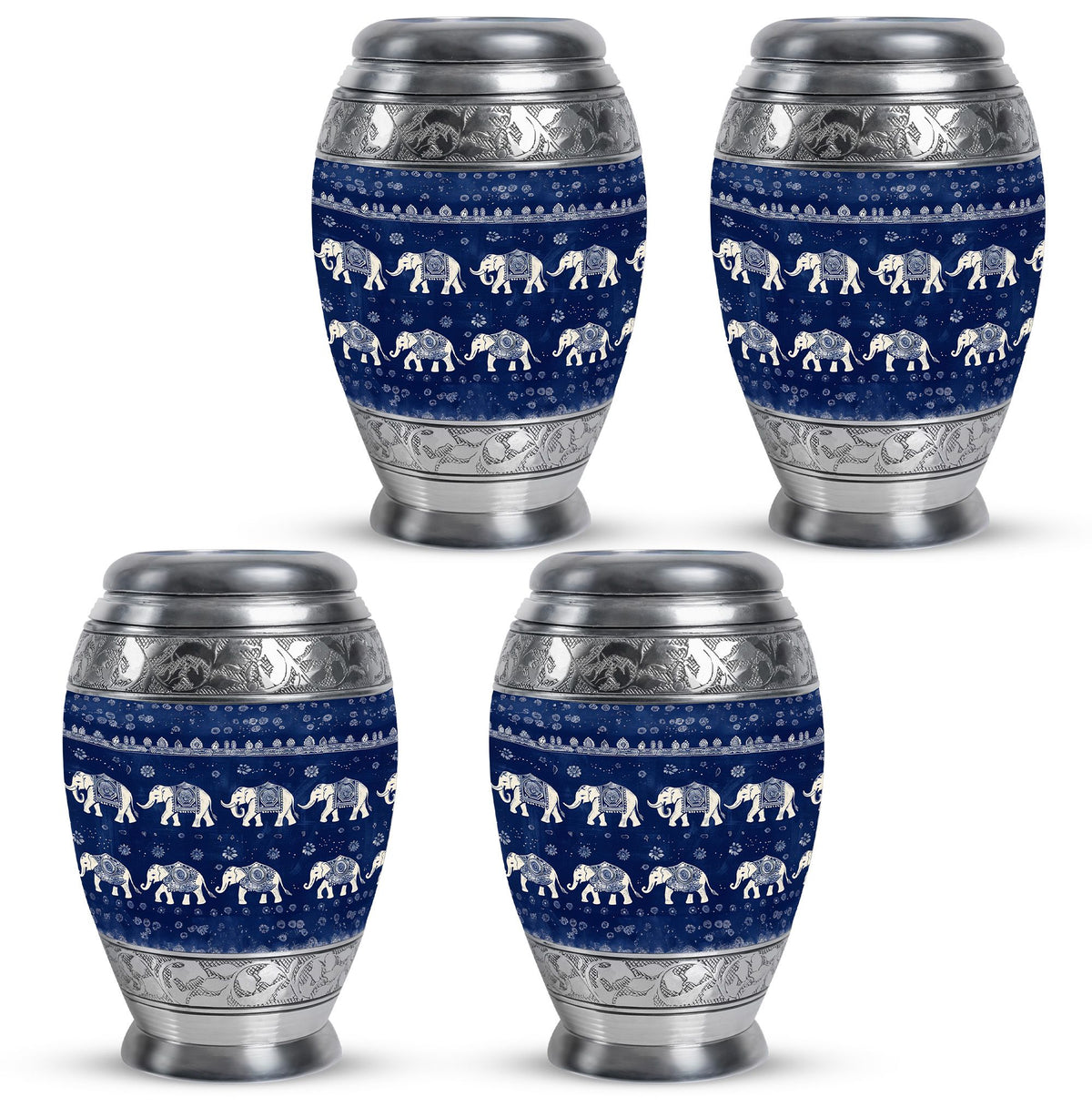 Elephant Family Theme 3 Inch Keepsake Pack of 4