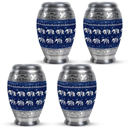 Elephant Family Theme 3 Inch Keepsake Pack of 4
