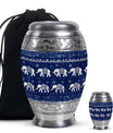 Elephant Family Cremation Personal Urns For Human Ashes - Artistic Keepsake Urn