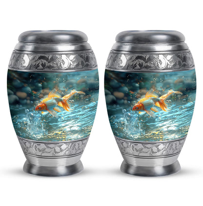 Gold Fish Theme 3 Inch Keepsake Pack of 2