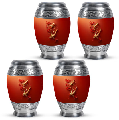 Gold Fish Theme 3 Inch Keepsake Pack of 4