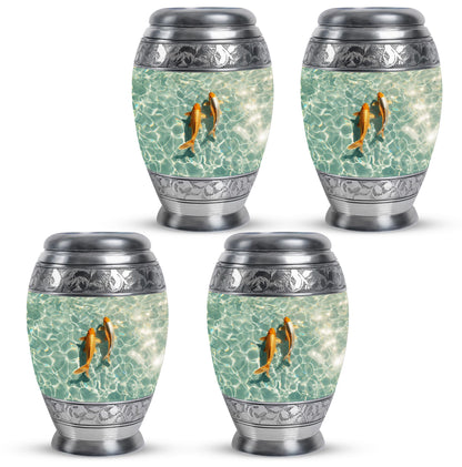 Gold Fish Theme 3 Inch Keepsake Pack of 4