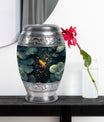 Gold Fish Theme Large Urn With 1 Keepsake Urn