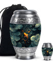 Koi Fish Cremation Ashes Adult Urns For Memorial - Funeral Urn For Women