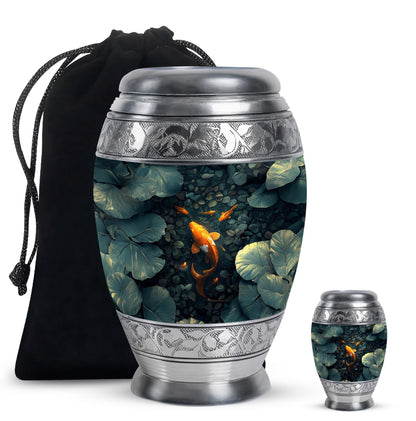 Personalized Fish Cremation Urn for Pet Ashes - 10-inch, 200 cu in - Yatskia