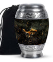 Gold Fish Theme Large Urn 10 Inch