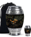 Gold Fish Adult Size Urn For Human Ashes  - Fish Memorial Urn For Adults