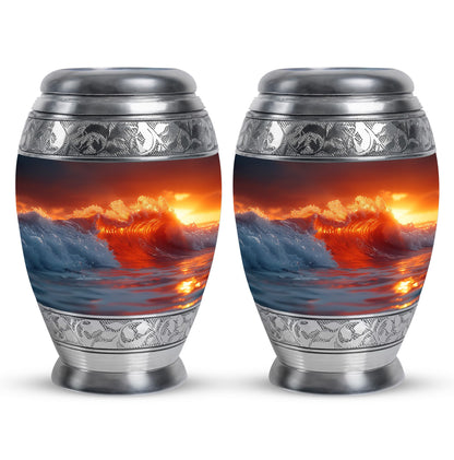 Ocean Waves Theme 3 Inch Keepsake Pack of 2