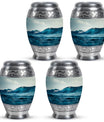 Ocean Waves Theme 3 Inch Keepsake Pack of 4
