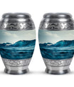 Ocean Waves Theme 3 Inch Keepsake Pack of 2