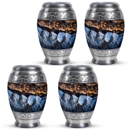 Ocean Waves Theme 3 Inch Keepsake Pack of 4