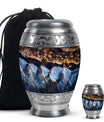 Ocean Waves Cremation Medium Urn For Ashes - Abstract Cremation Urn For Ashes