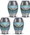 Wings Blue Theme 3 Inch Keepsake Pack of 4