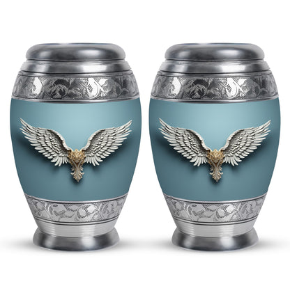 Wings Blue Theme 3 Inch Keepsake Pack of 2