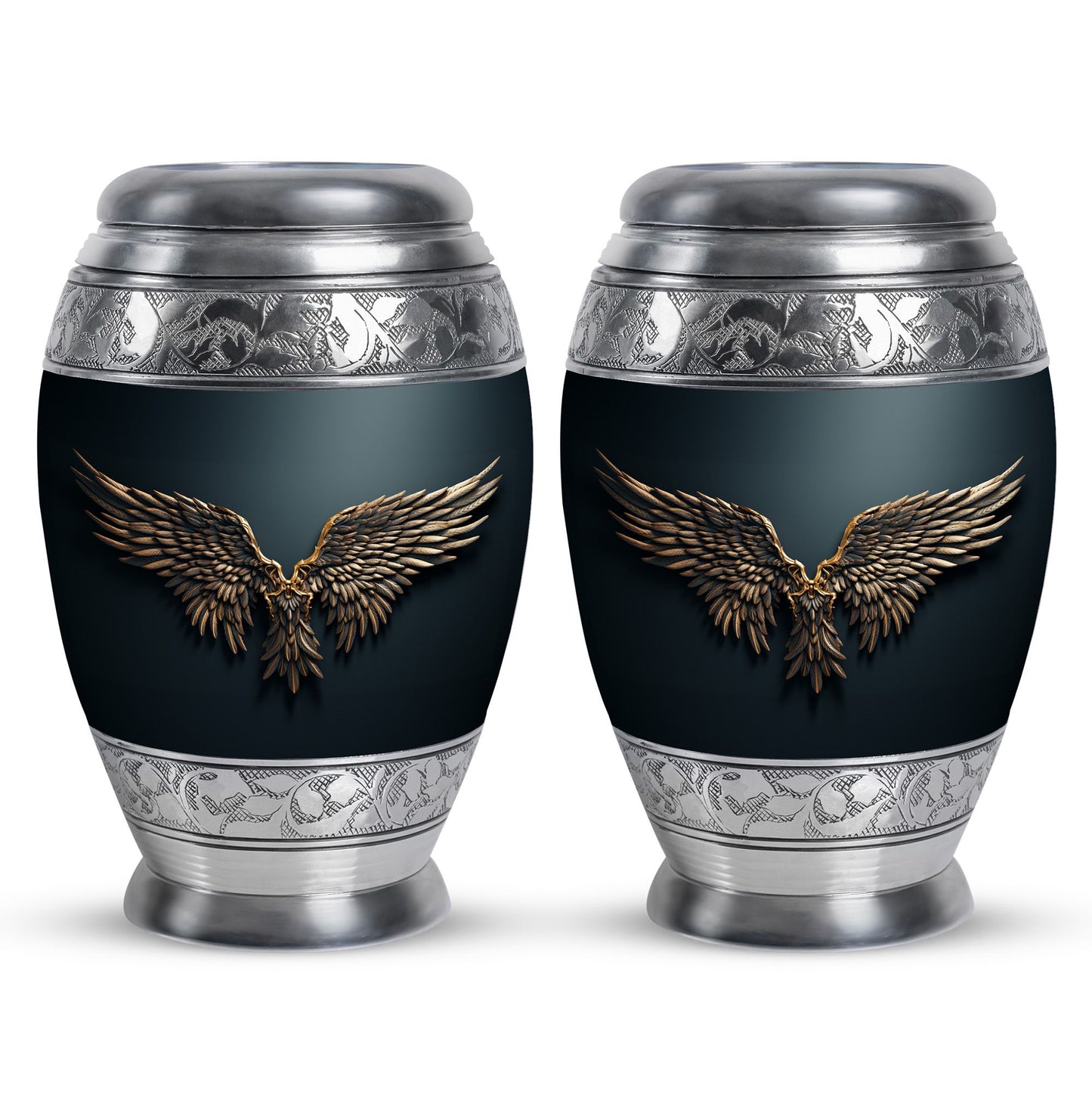 Wings Blue Theme 3 Inch Keepsake Pack of 2