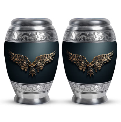 Wings Blue Theme 3 Inch Keepsake Pack of 2