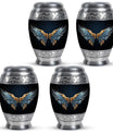 Wings Blue Theme 3 Inch Keepsake Pack of 4
