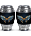 Wings Blue Theme 3 Inch Keepsake Pack of 2