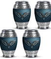 Wings Blue Theme 3 Inch Keepsake Pack of 4