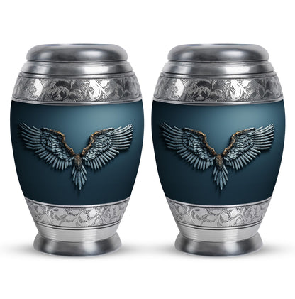 Wings Blue Theme 3 Inch Keepsake Pack of 2