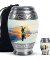 Penguin Theme Large Urn With 1 Keepsake Urn