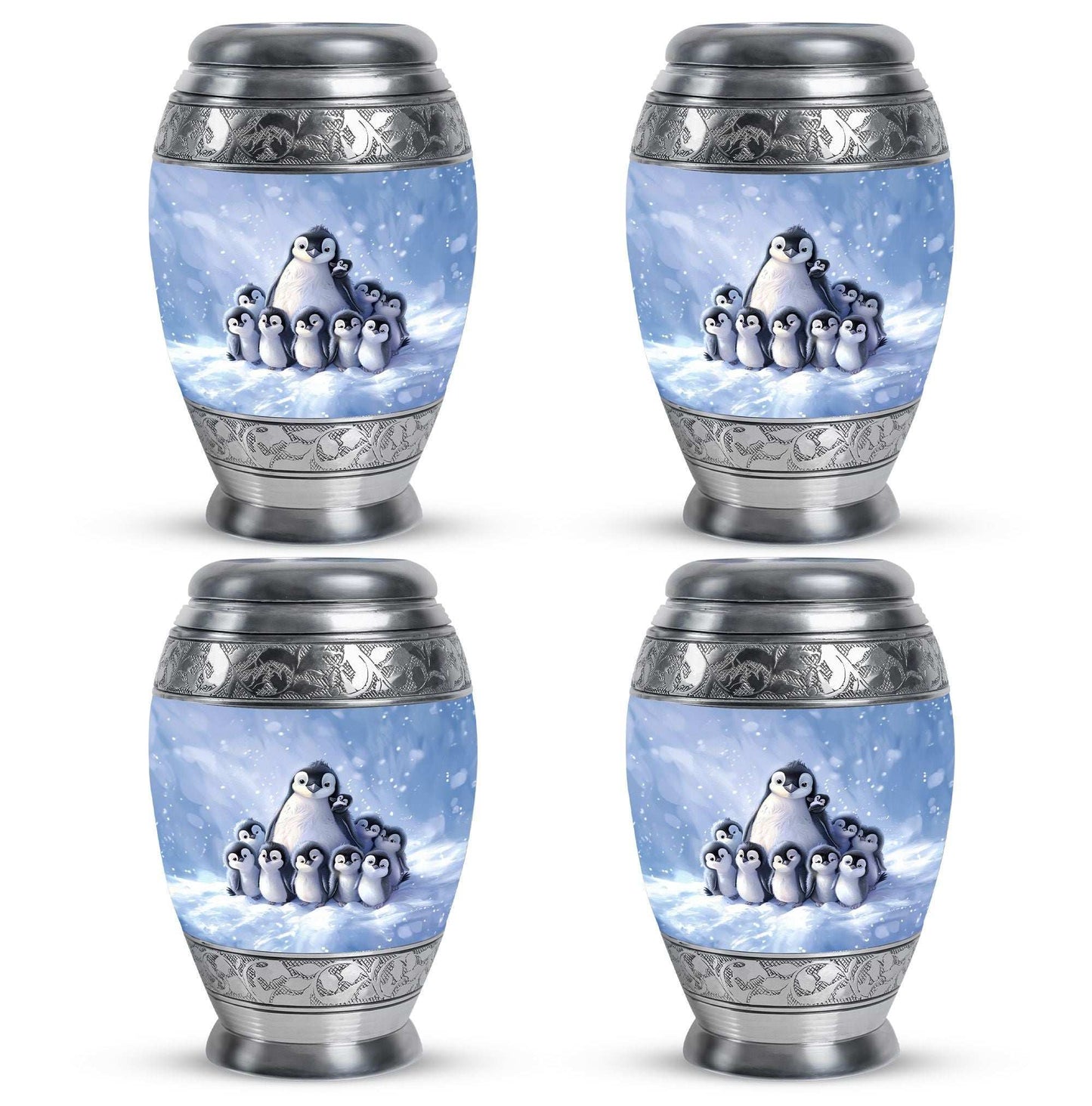 Penguin Theme 3 Inch Keepsake Pack of 4