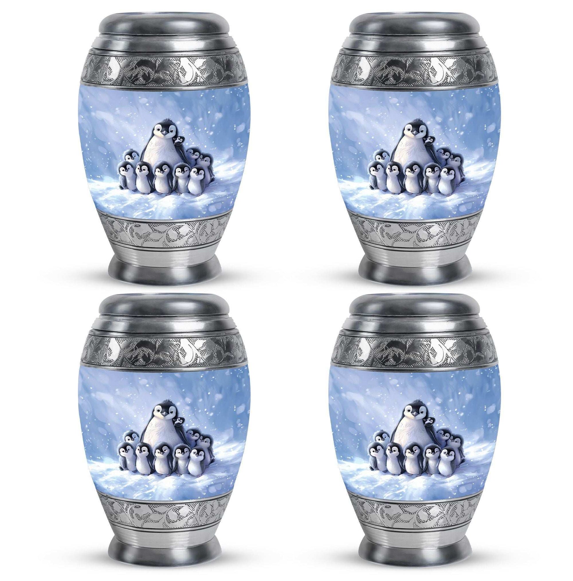 Penguin Theme 3 Inch Keepsake Pack of 4