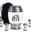 Penguin Theme Large Urn With 4 Keepsake Urn