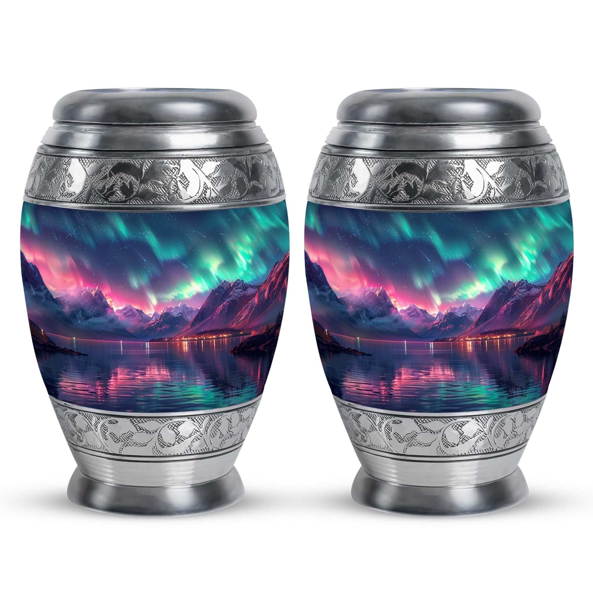 Aurora Borealis Theme 3 Inch Keepsake Pack of 2