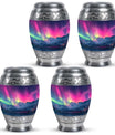 Aurora Borealis Theme 3 Inch Keepsake Pack of 4