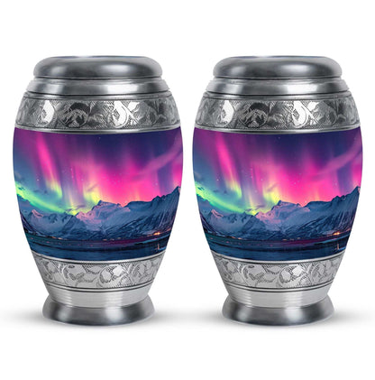 Aurora Borealis Theme 3 Inch Keepsake Pack of 2