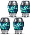 Aurora Borealis Borealis Theme 3 Inch Keepsake Pack of 4