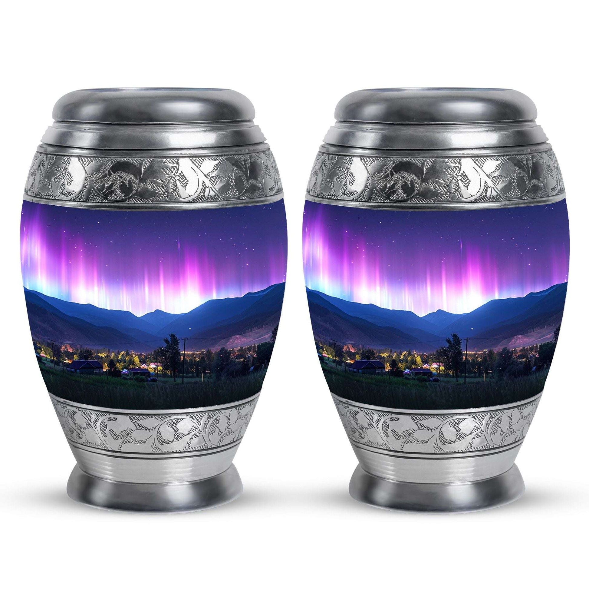 Aurora Borealis Theme 3 Inch Keepsake Pack of 2