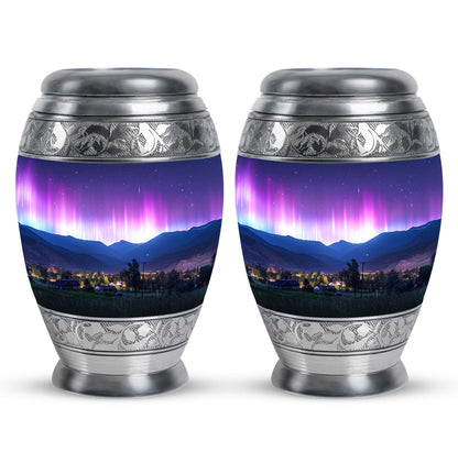 Aurora Borealis Theme 3 Inch Keepsake Pack of 2