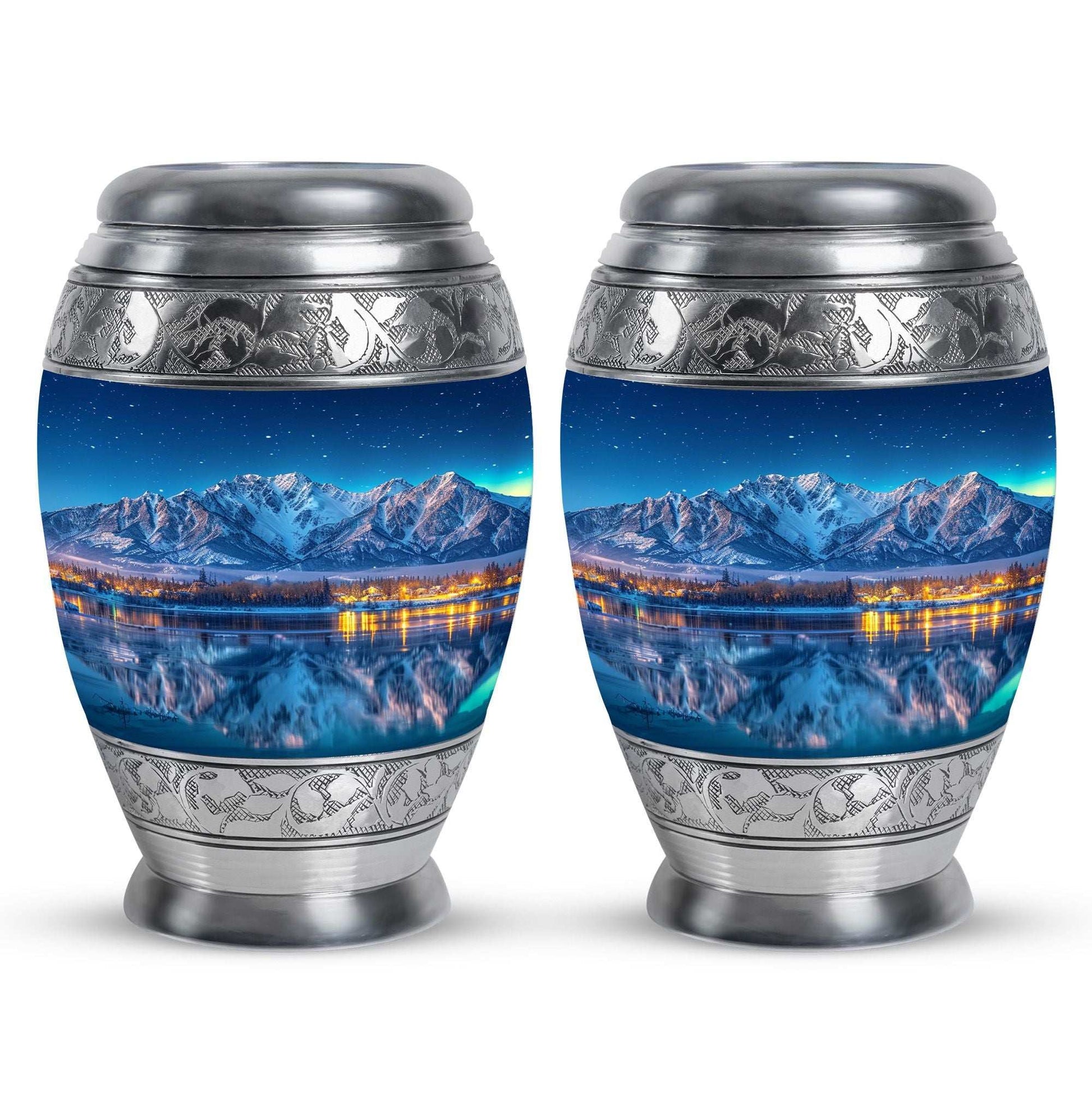 Aurora Borealis Theme 3 Inch Keepsake Pack of 2