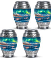 Aurora Borealis Theme 3 Inch Keepsake Pack of 4