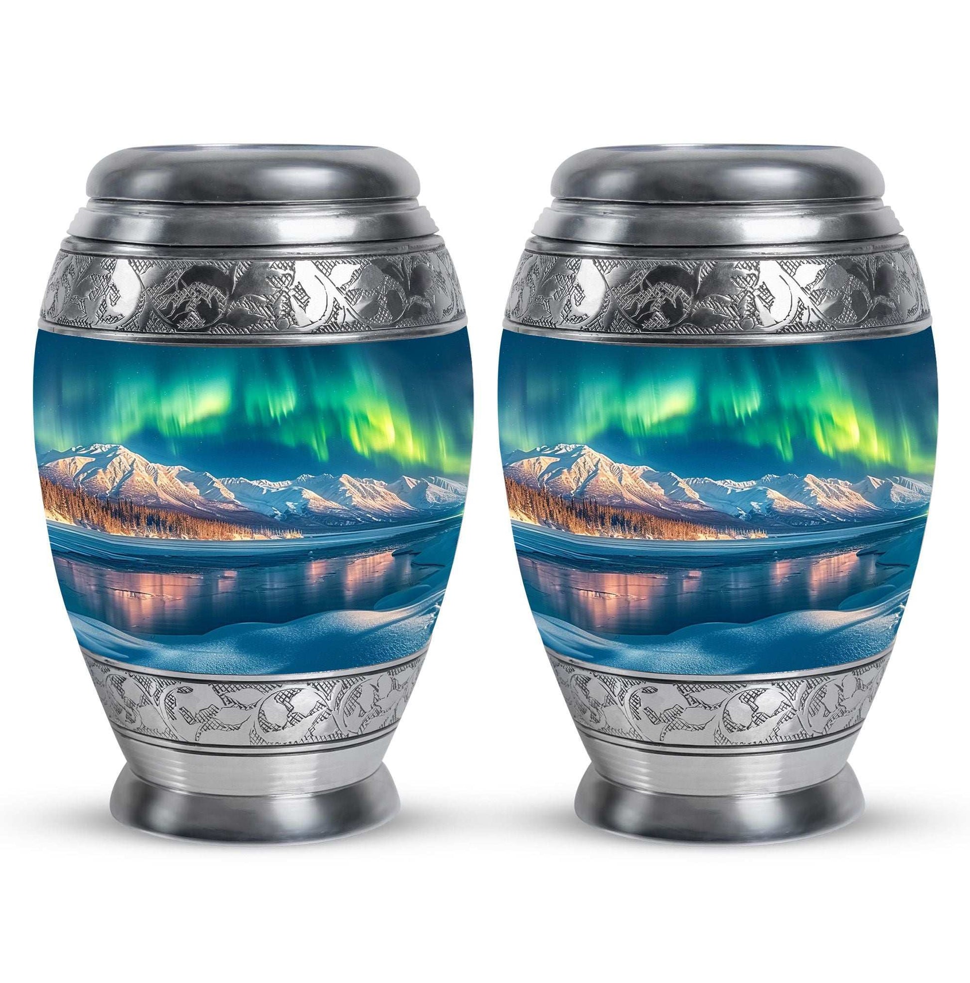 Aurora Borealis Theme 3 Inch Keepsake Pack of 2